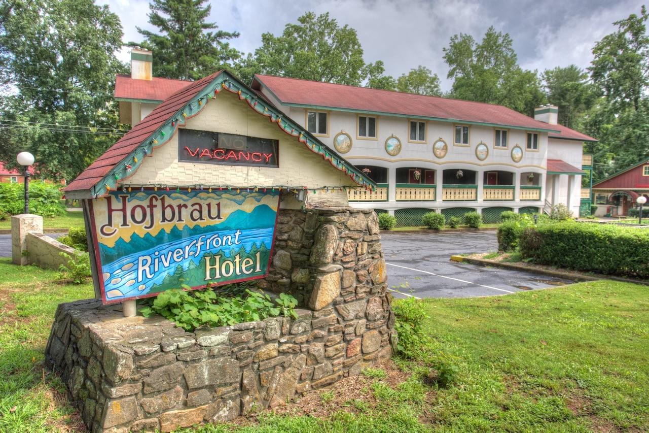 Hofbrau Riverfront Hotel Helen Kültér fotó