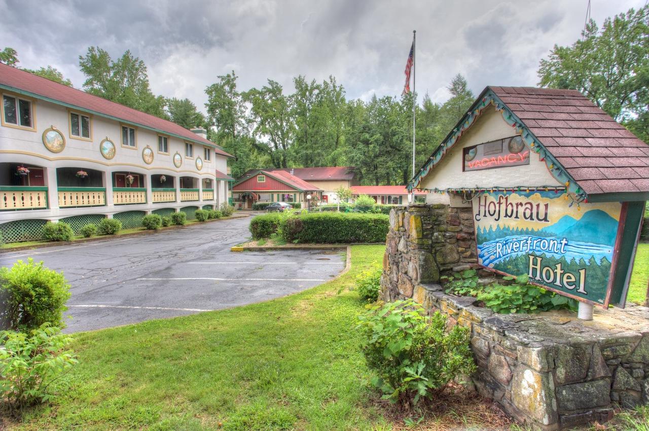 Hofbrau Riverfront Hotel Helen Kültér fotó